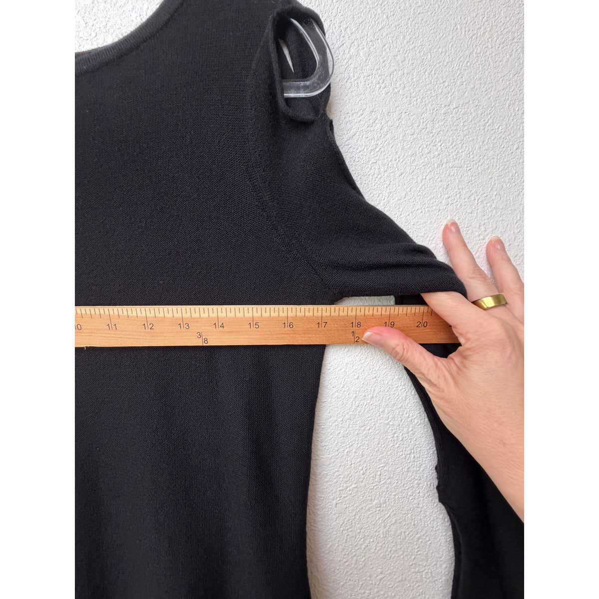 Ramy Brook Black Cutout Sleeve Sweater Women S