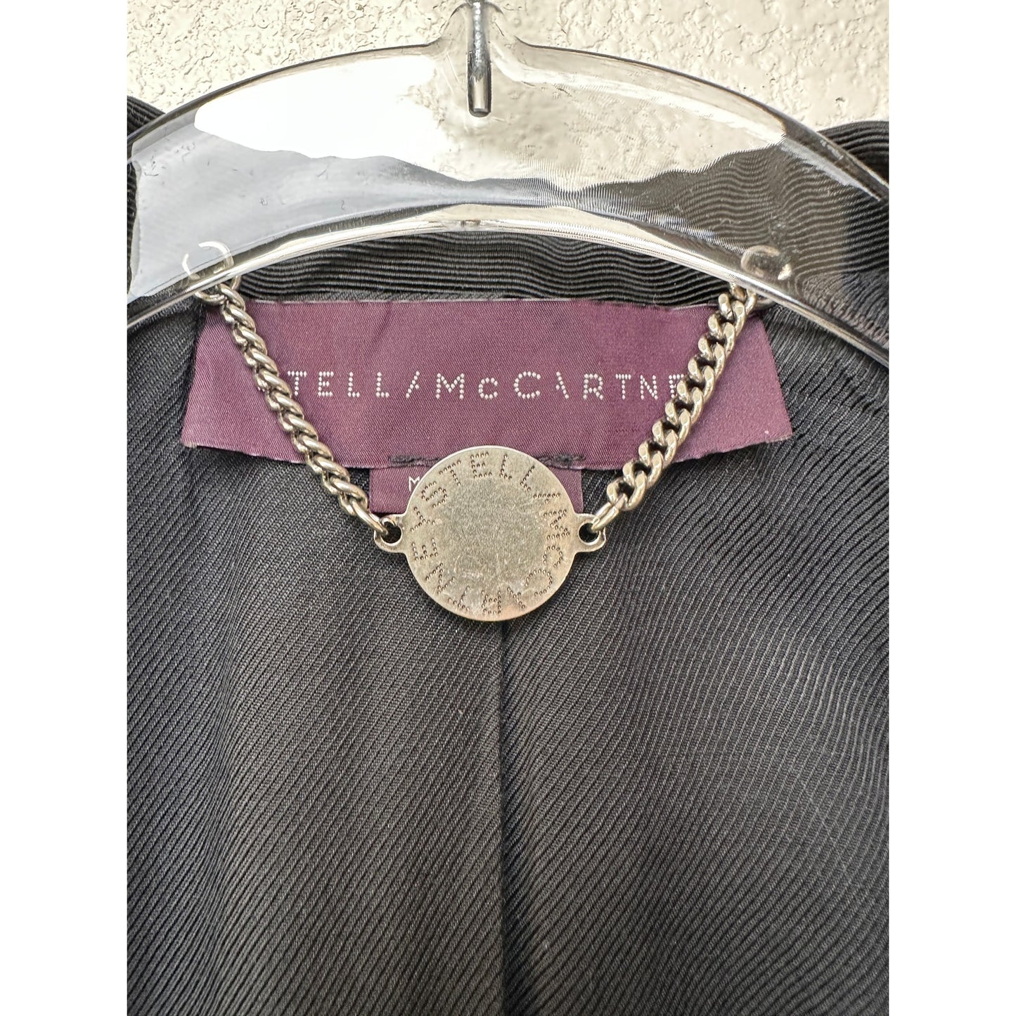 Stella McCartney Black Tuxedo Blazer Women US 8 IT 44 Shawl Lapel