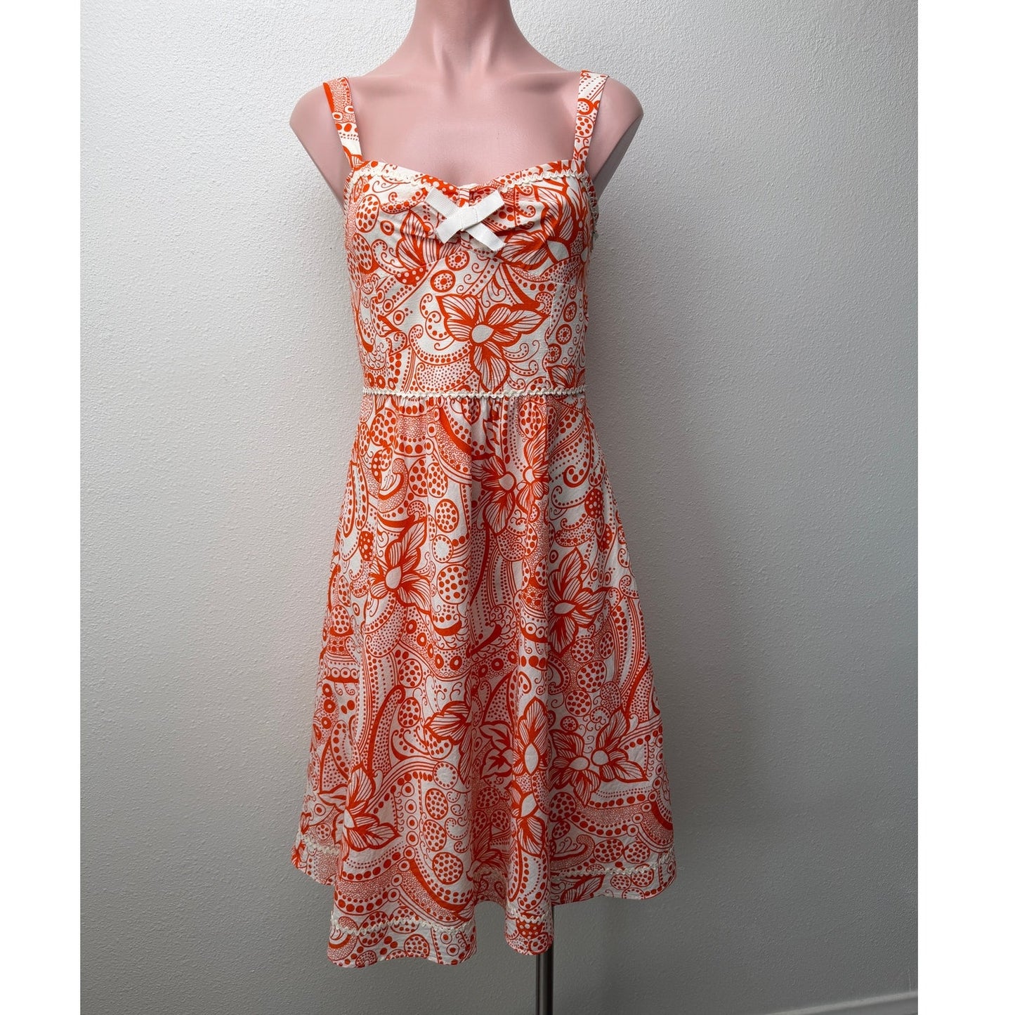 Vintage Y2K Laundry by Shelli Segal Sundress Sweetheart Neck Women Size 10