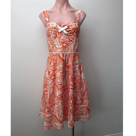 Vintage Y2K Laundry by Shelli Segal Sundress Sweetheart Neck Women Size 10