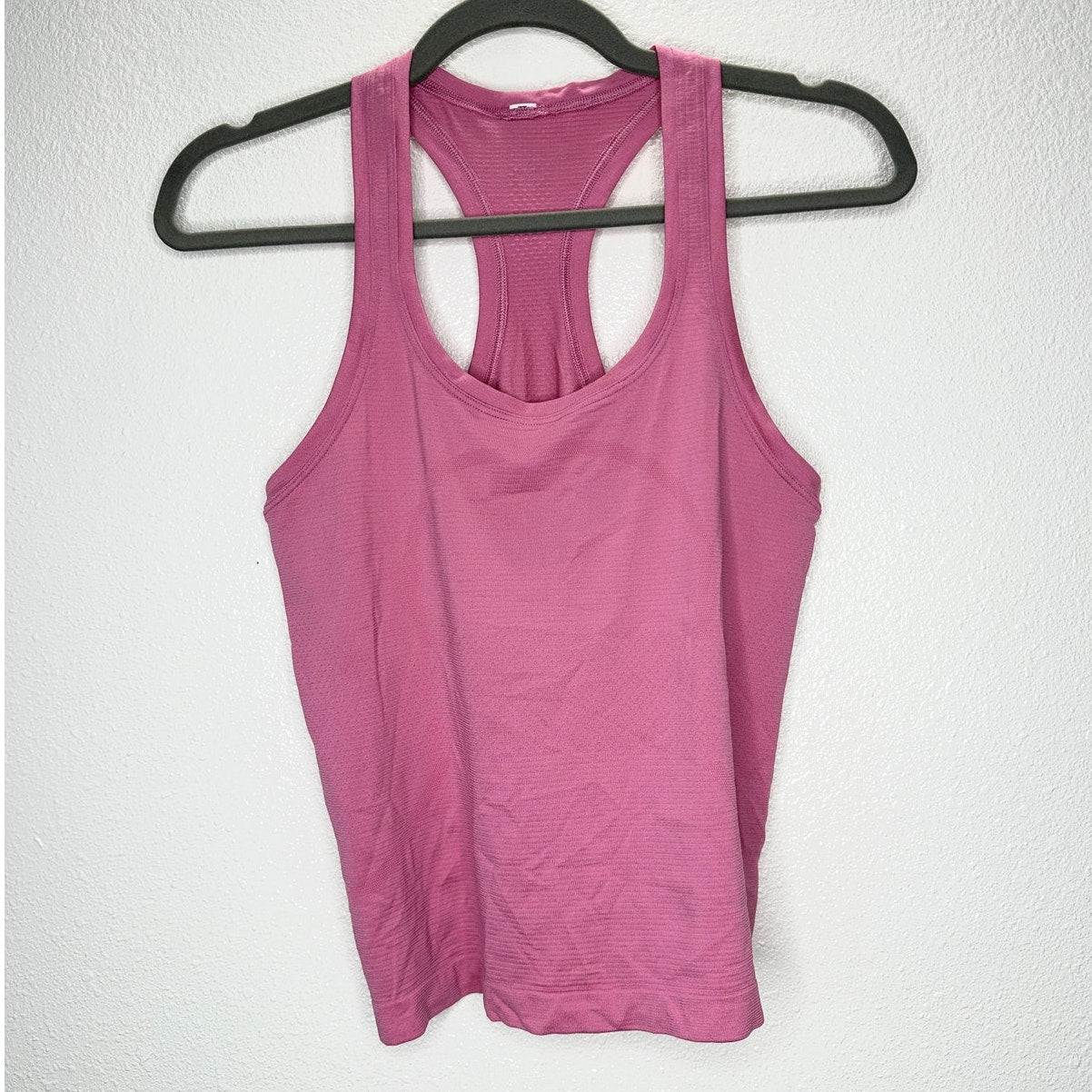 Lululemon Light Pink Round Neck Long Line Racerback Tank Top 6