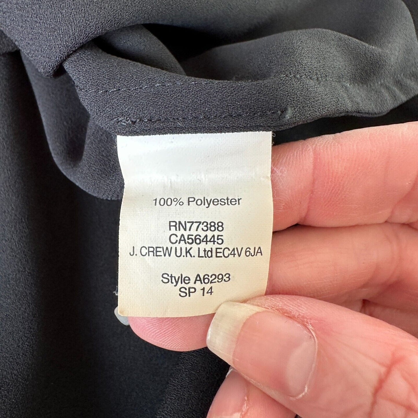 J. Crew Black Sleeveless Banded Neck and Sleeve Round Hem Side Slit Blouse 0