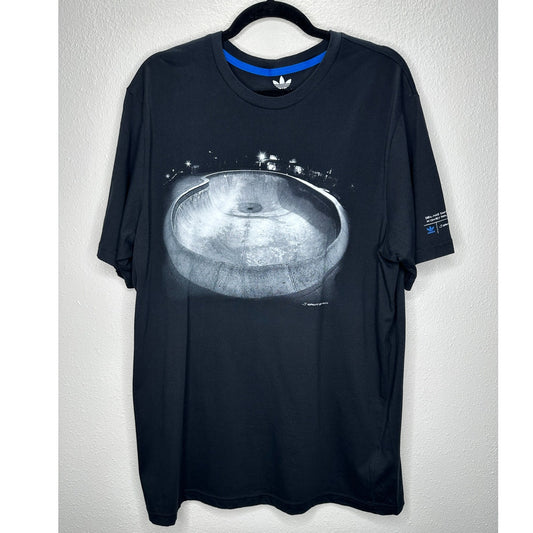 Adidas Black Del Mar Skate Ranch Kidney Pool 1985 Graphic Tee XL