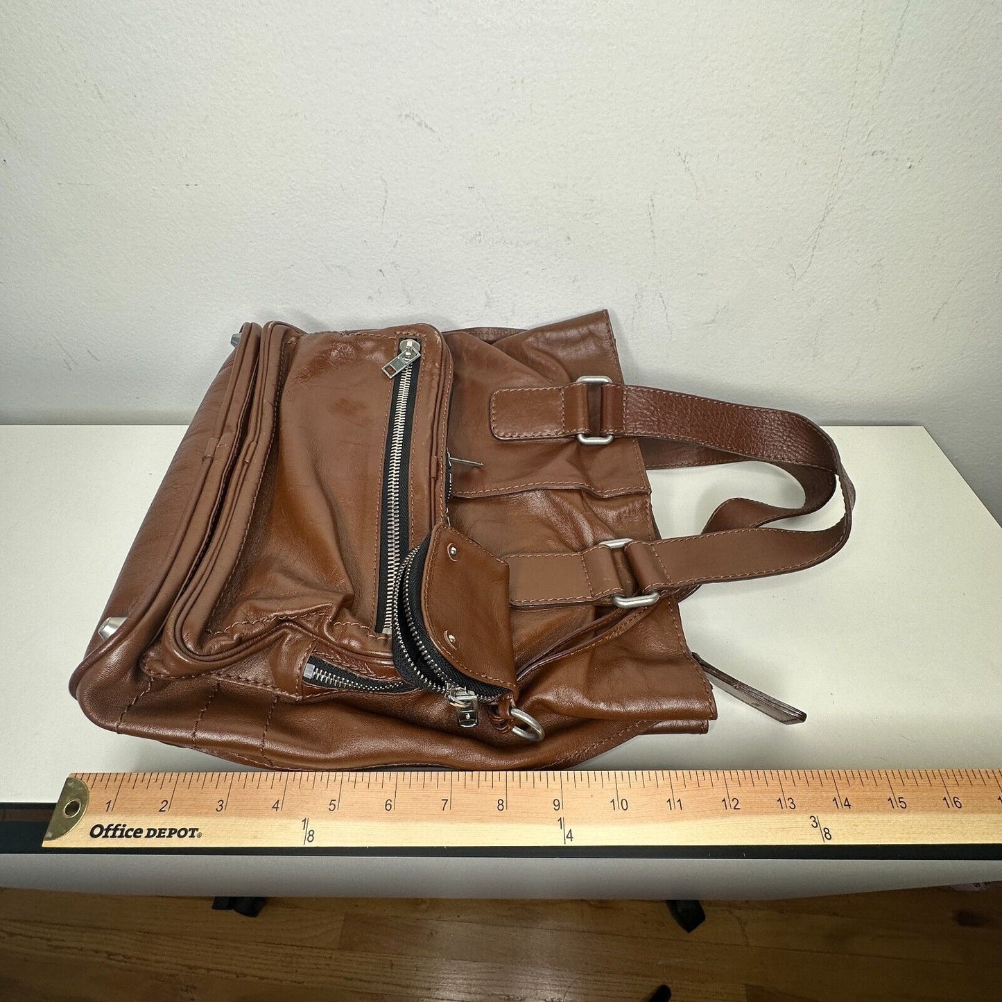 Chloe Betty Handbag and Coin Purse Lux Brown Calfskin Leather Silver Hardware