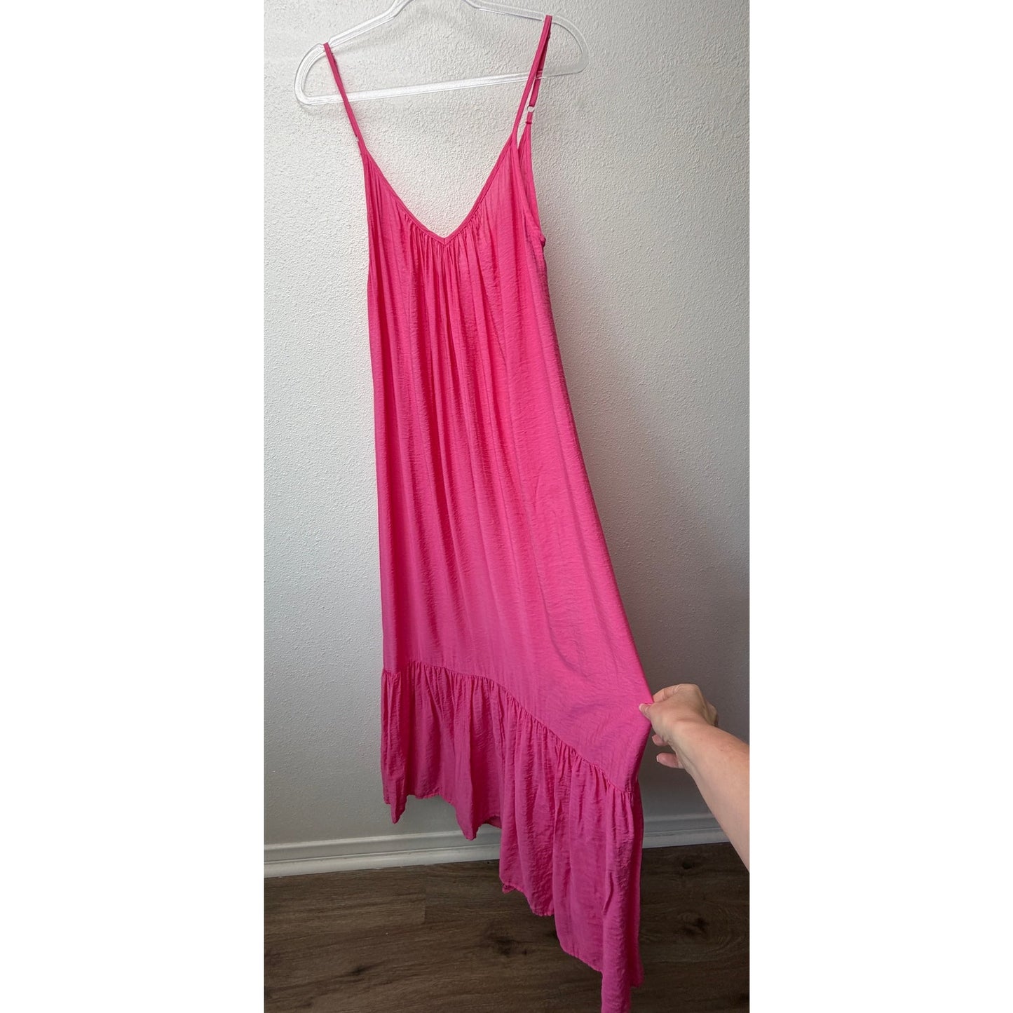 Electric & Rose Laney Pink Maxi Dress Womens S