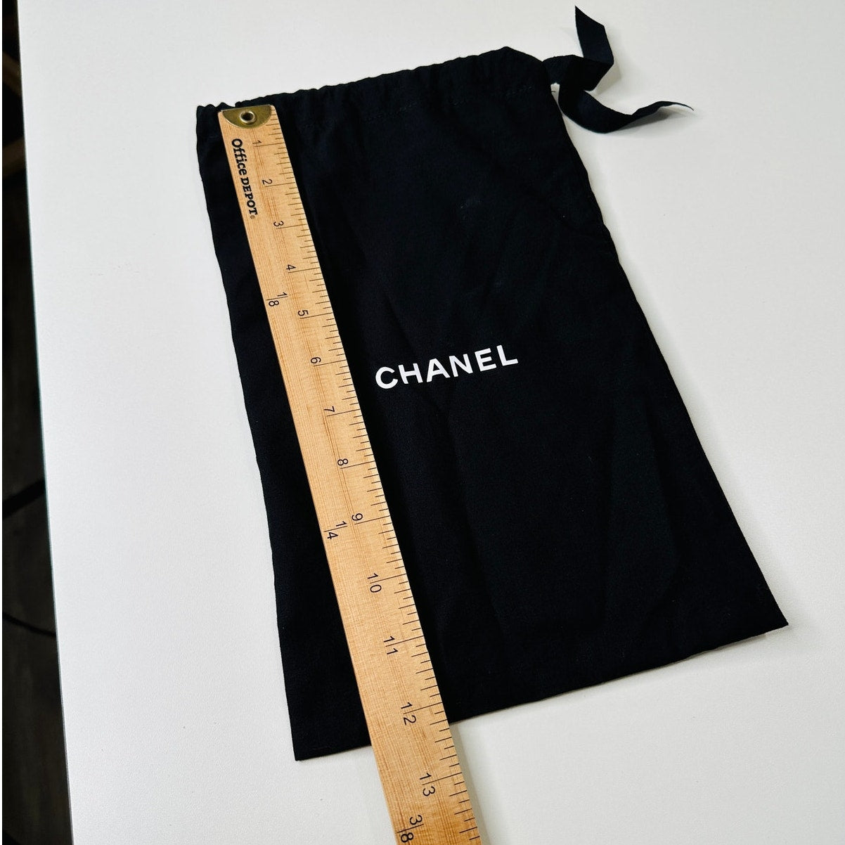 Chanel Black Dust Cover Bag 12 x 8
