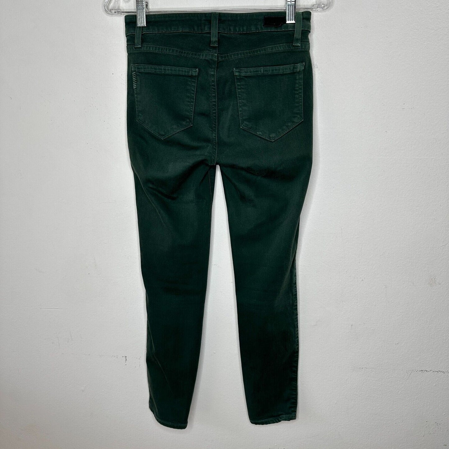 Paige Green Petite Verdugo Ankle Faded Little Pine Skinny Mid Rise Jean 26P