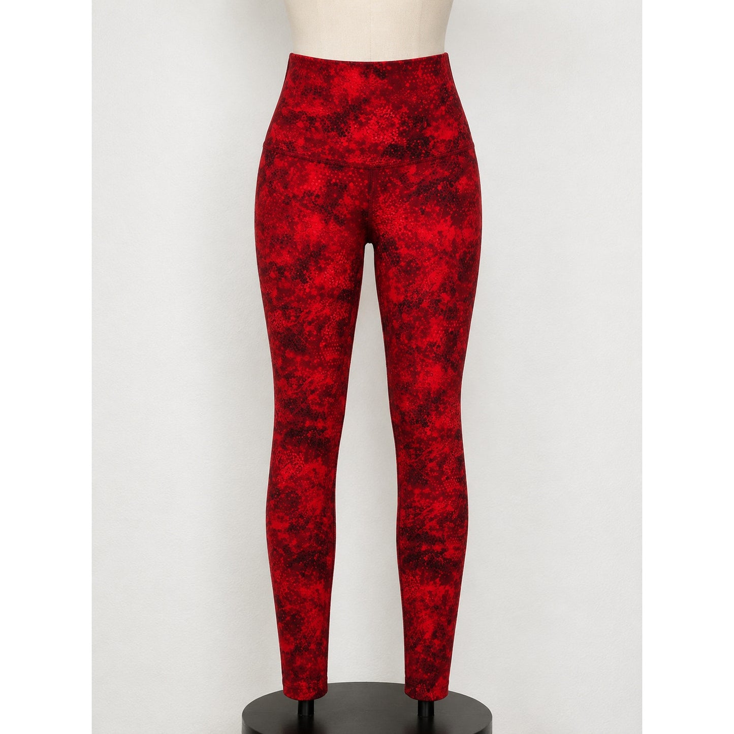 Lululemon Red & Black Align High Rise Full Length Yoga Pant 2