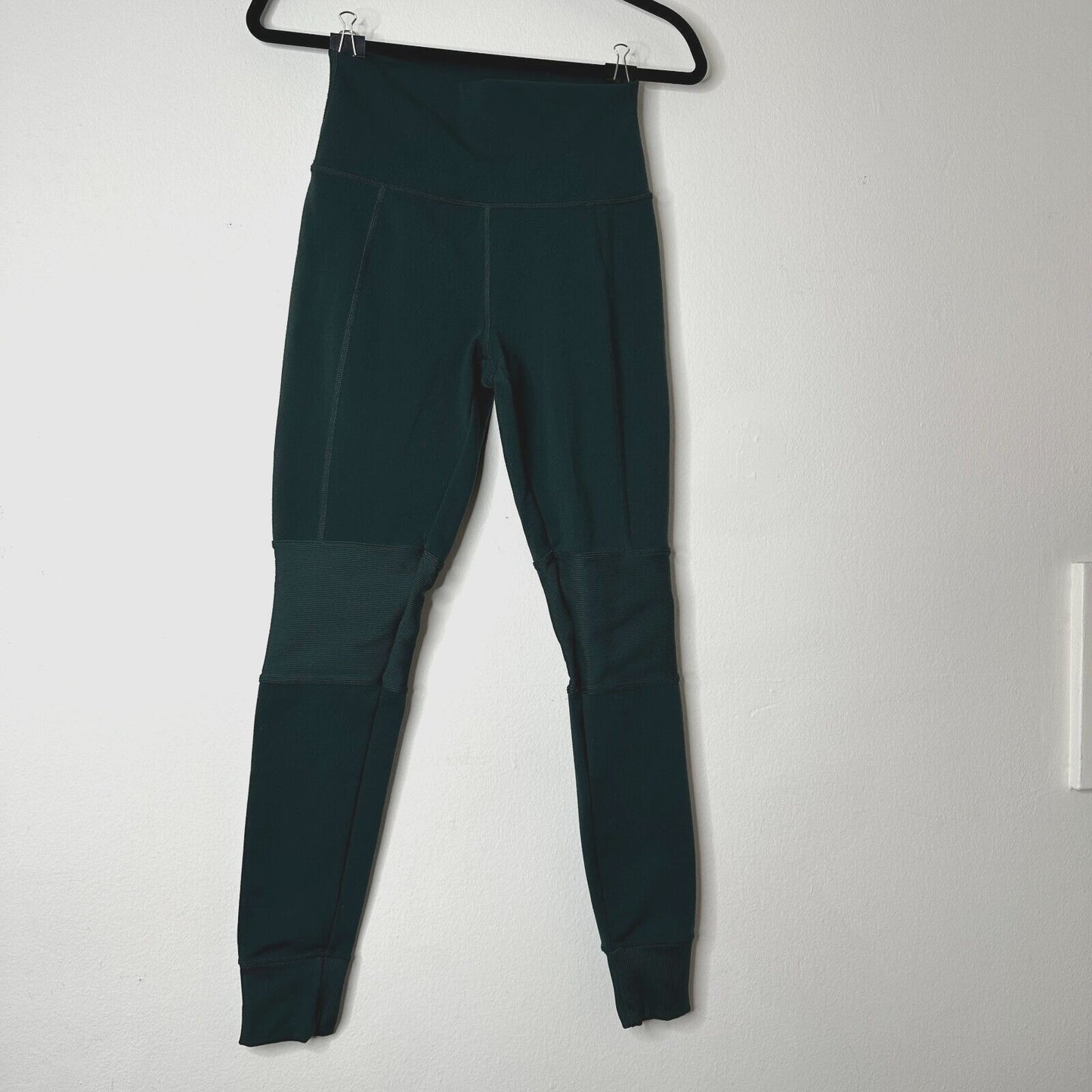 Alo Yoga Midnight Green High Wide Waist Leggings with Breathable Wicking XS