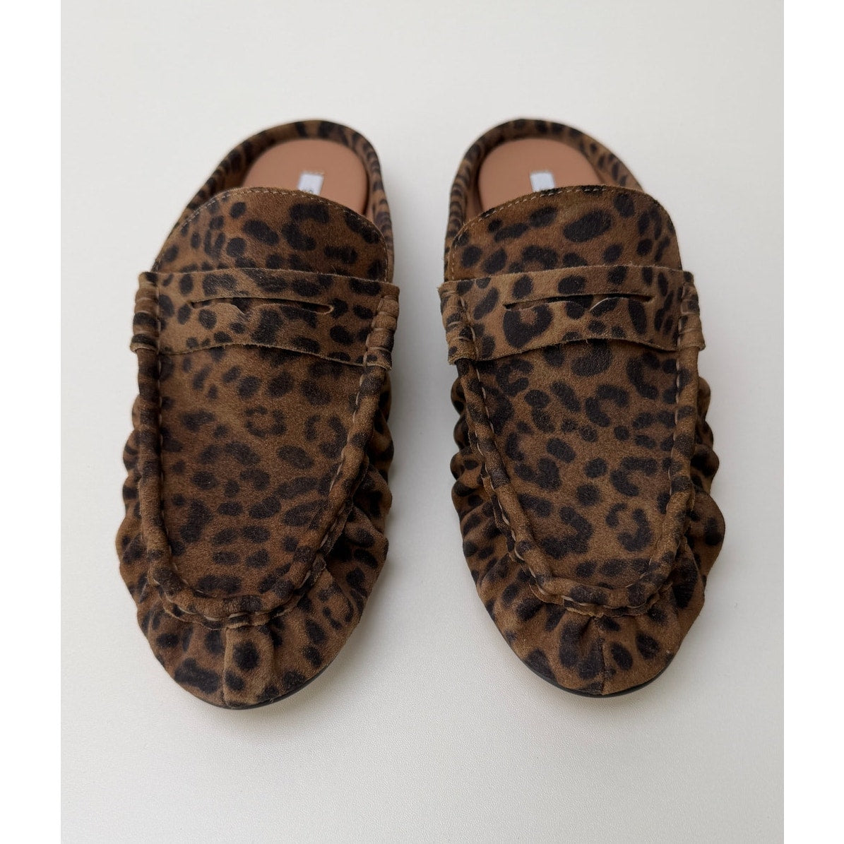 Steve Madden Rafe Brown Leopard Mules Women's US 8