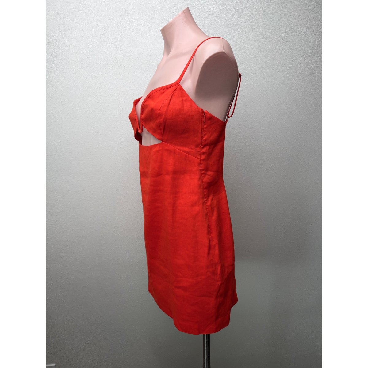 GAUGE81 Orange Red Cutout Mini Dress Women S