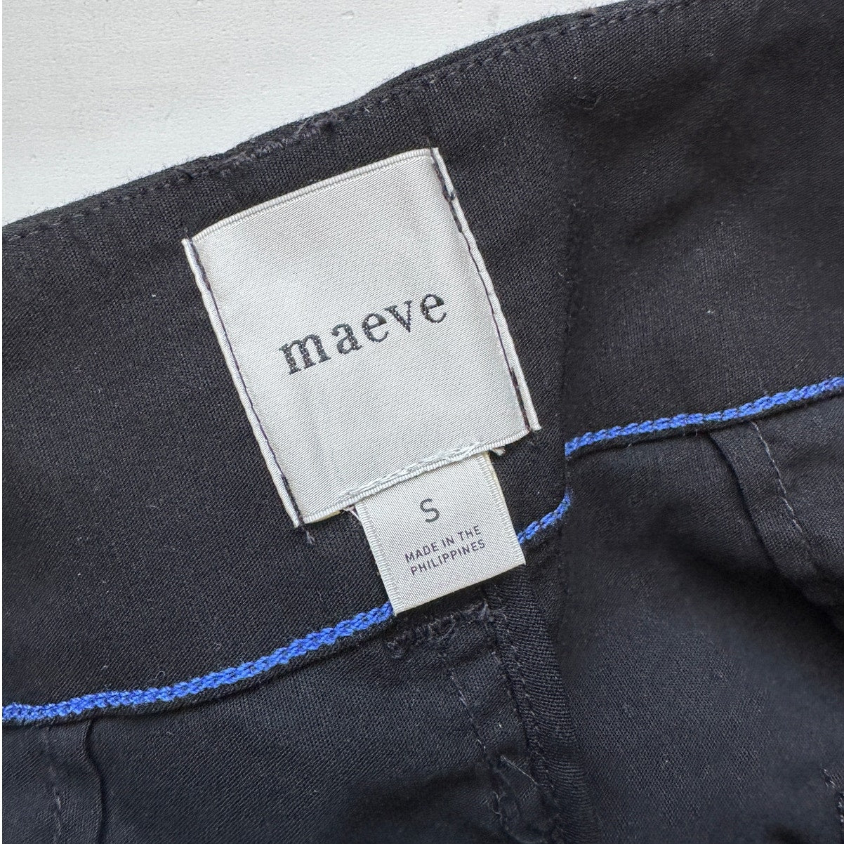 Maeve Black Colette Form Fitting High Rise Front Zip Maxi Skirt S