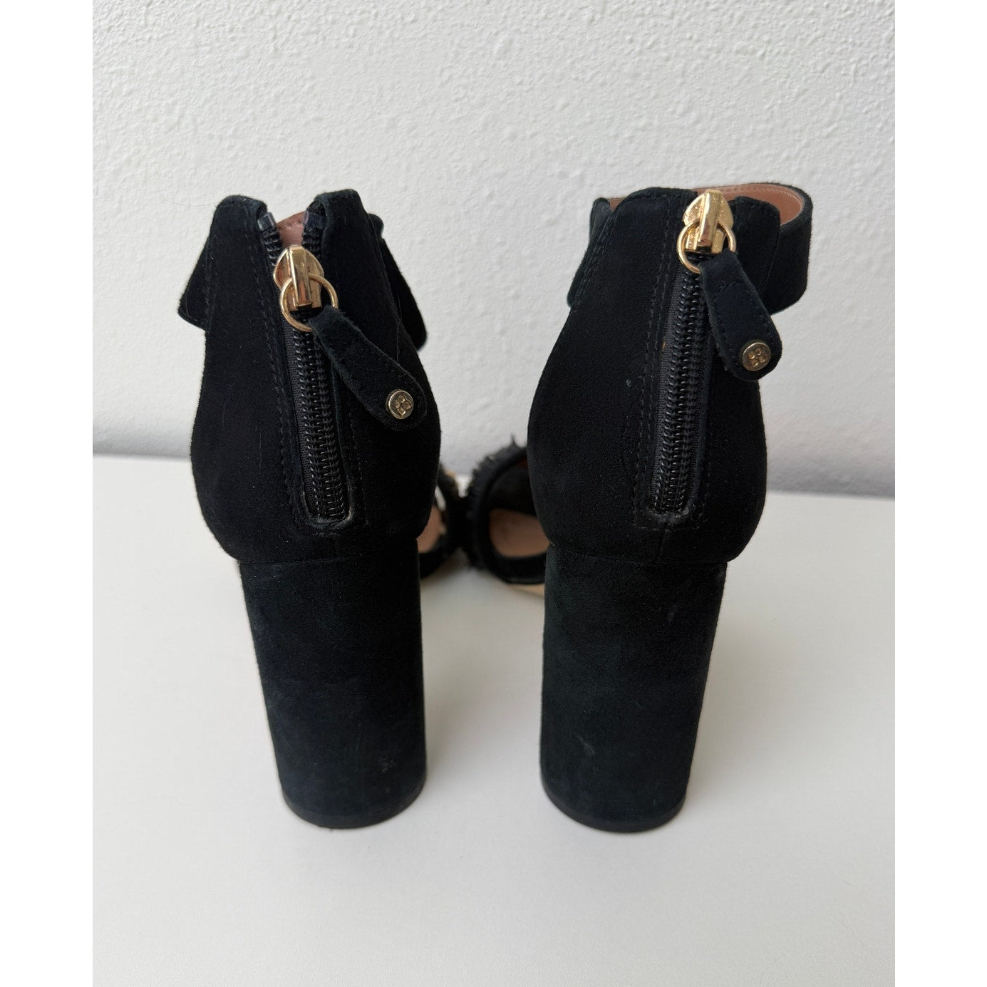 BCBGMaxAzria Alonza Raffia Heels Black Tan Womens US 7.5