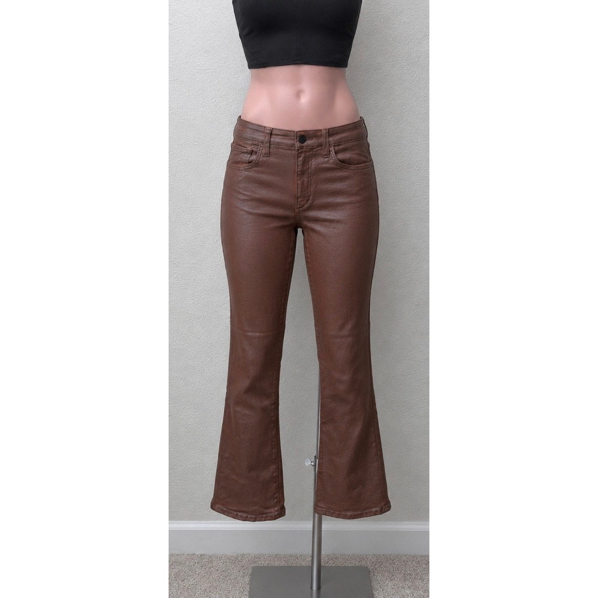 Joe's The Callie Brown Coated Crop Jeans Women 27