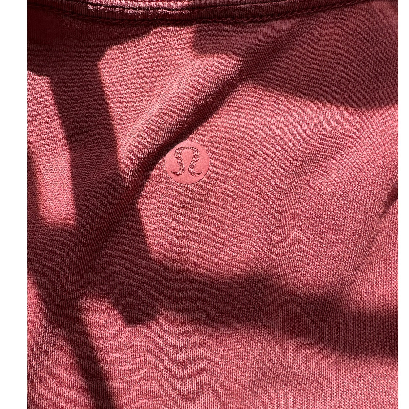 Lululemon Rusty Red Round Neck Short Sleeve Tee 4
