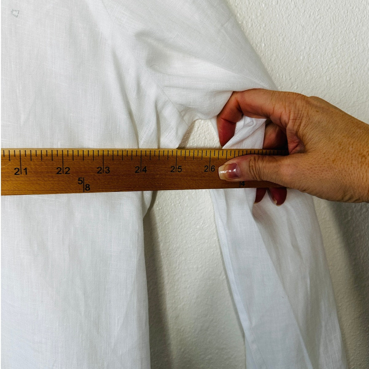 100% Capri Off White Dusty Blue Embroidered Pebble Rock Button Down Shirt XXL