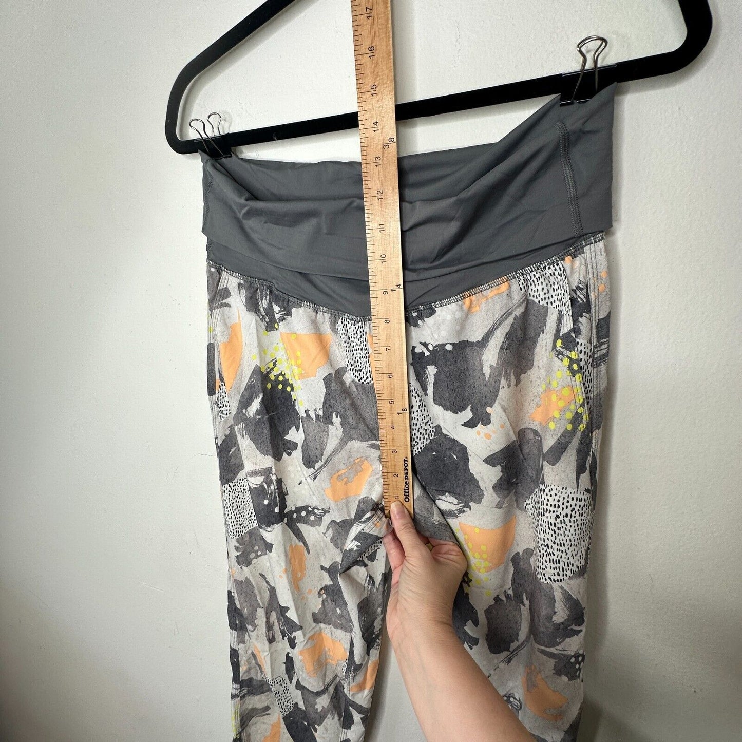 Lululemon Om Pant Multicolor Slate Gray Swift Ultra-Light Luxtreme Leggings 6