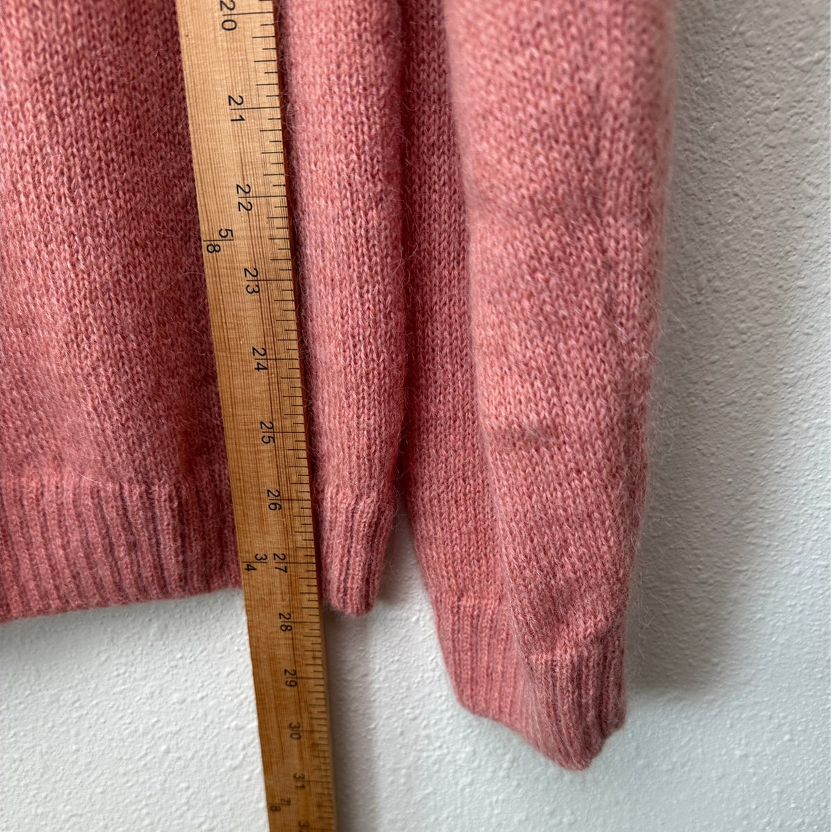 Todd Snyder Mohair Sweater Polo Mens Medium Mauve Pink