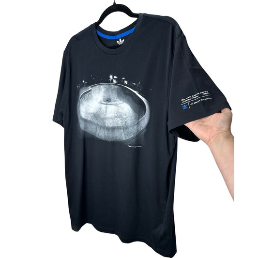 Adidas Black Del Mar Skate Ranch Kidney Pool 1985 Graphic Tee XL