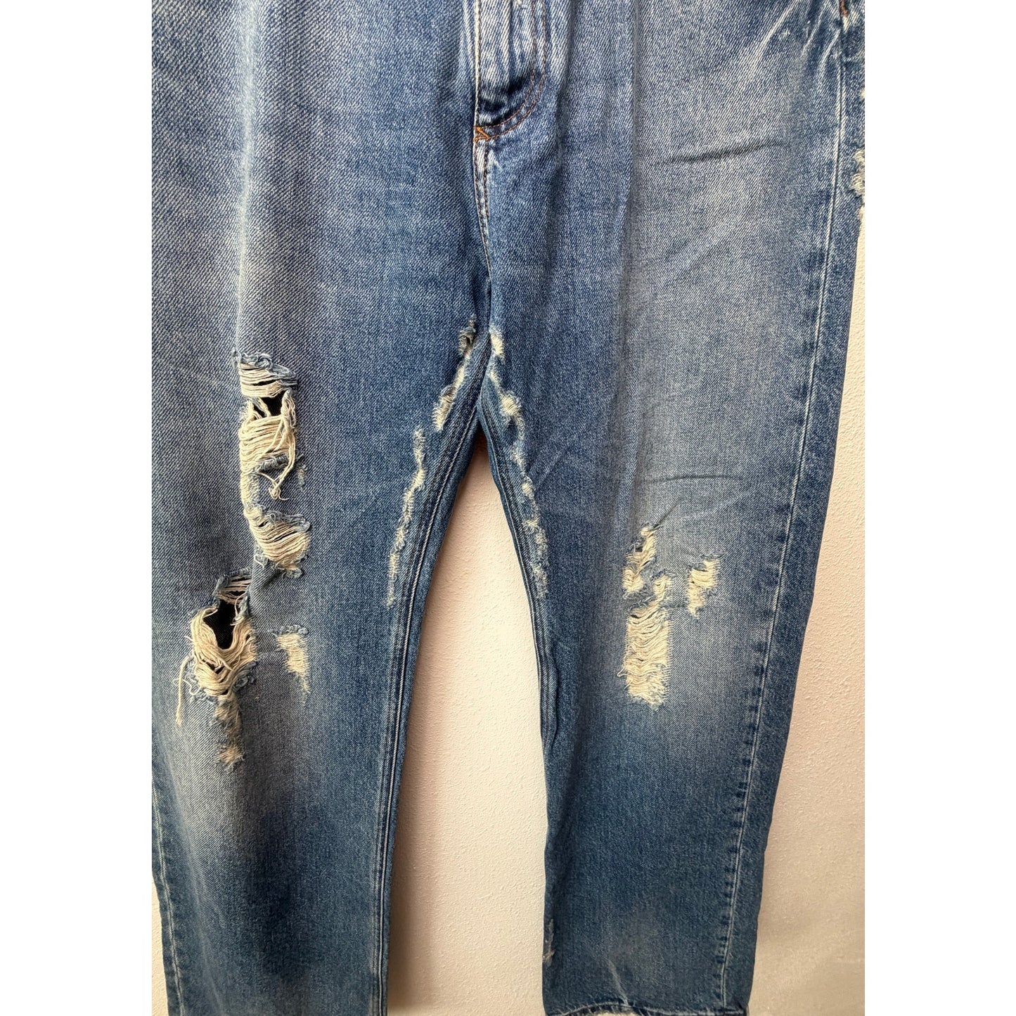 Dolce & Gabbana Men's 36 Blue Distressed Jeans