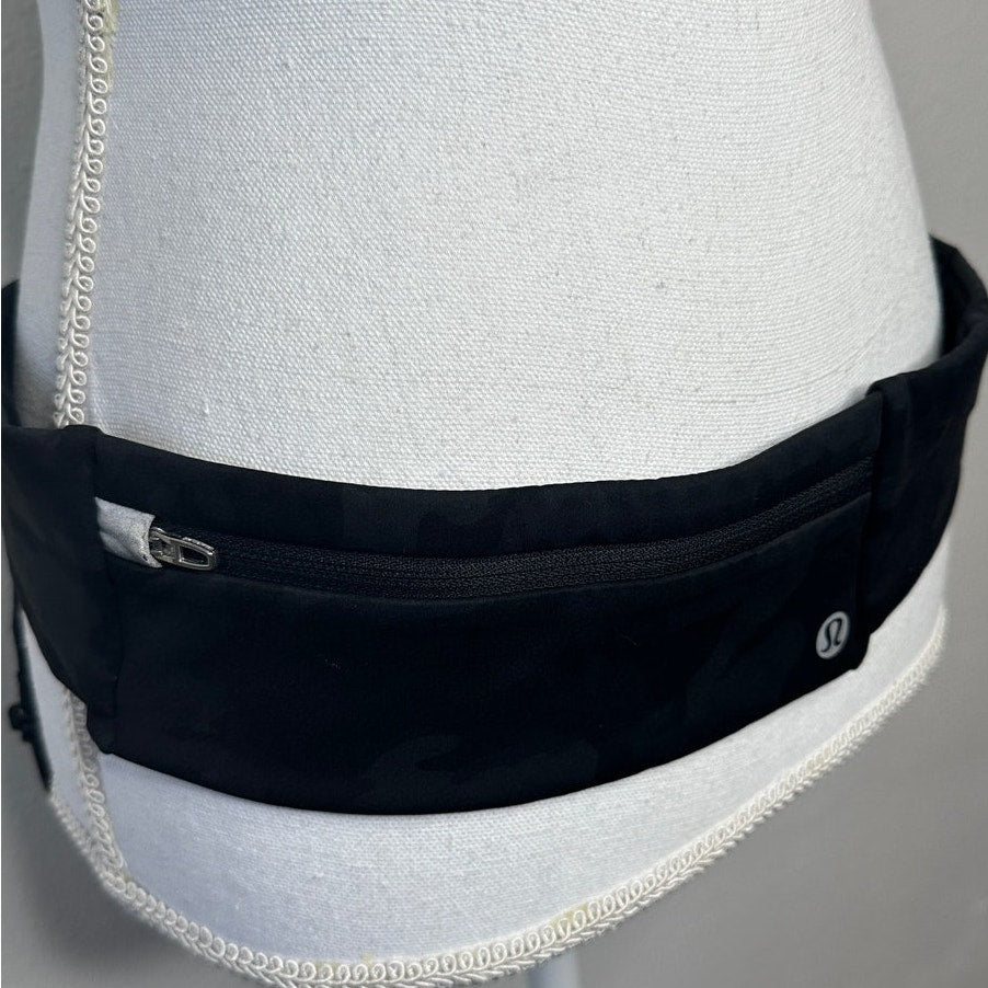 Lululemon Black Camo Waistbelt Fanny Pack