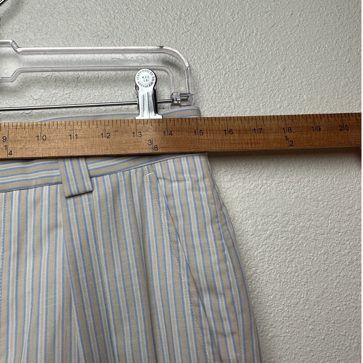 NWT King & Tuckfield Horizon Stripe Wide Leg Trouser US 30