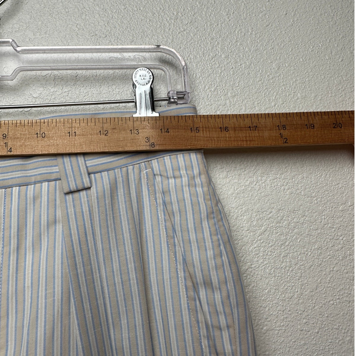 NWT King & Tuckfield Horizon Stripe Wide Leg Trouser US 30