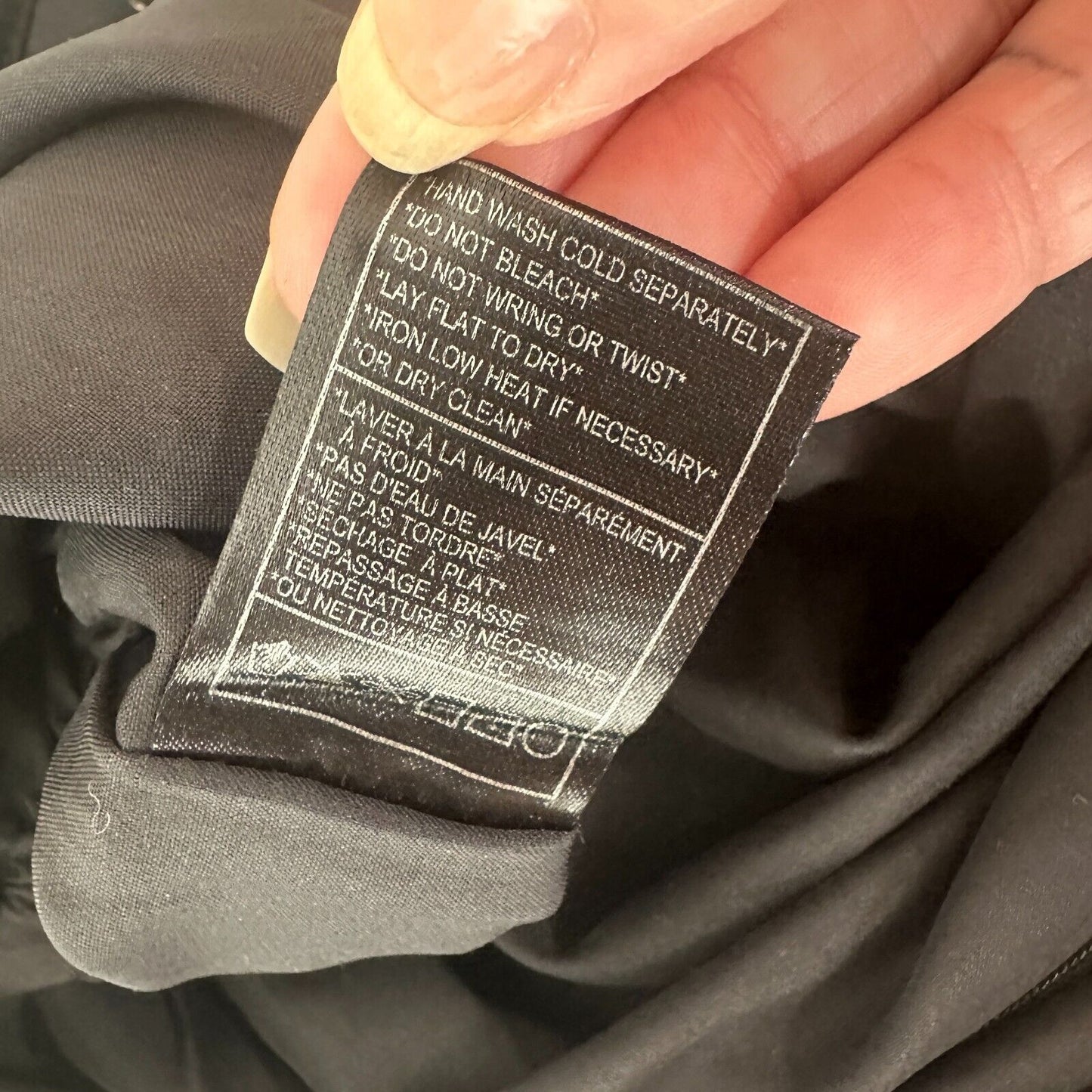 BB Dakota Tullia Black Pink Gray Floral Long Bell Sleeve Romper Mock Neck S