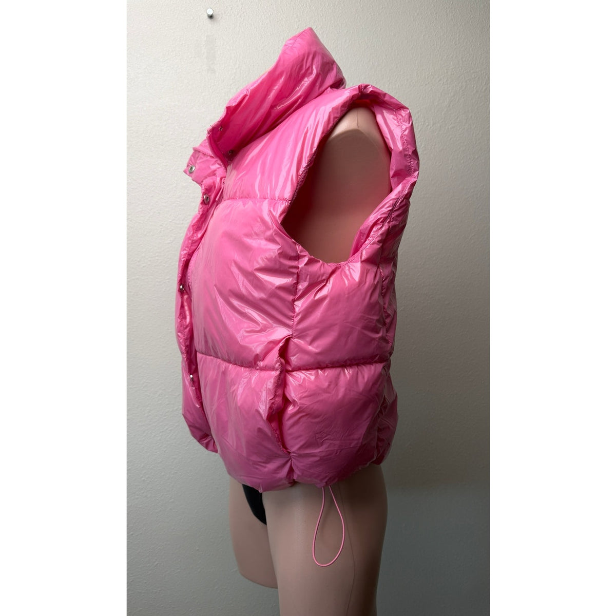 DeLuc Hot Pink Quilted Puffer Vest Women S