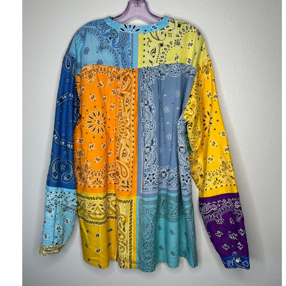 Children of the Discordance Multicolor Bandana Patch Long Sleeve Shirt 3