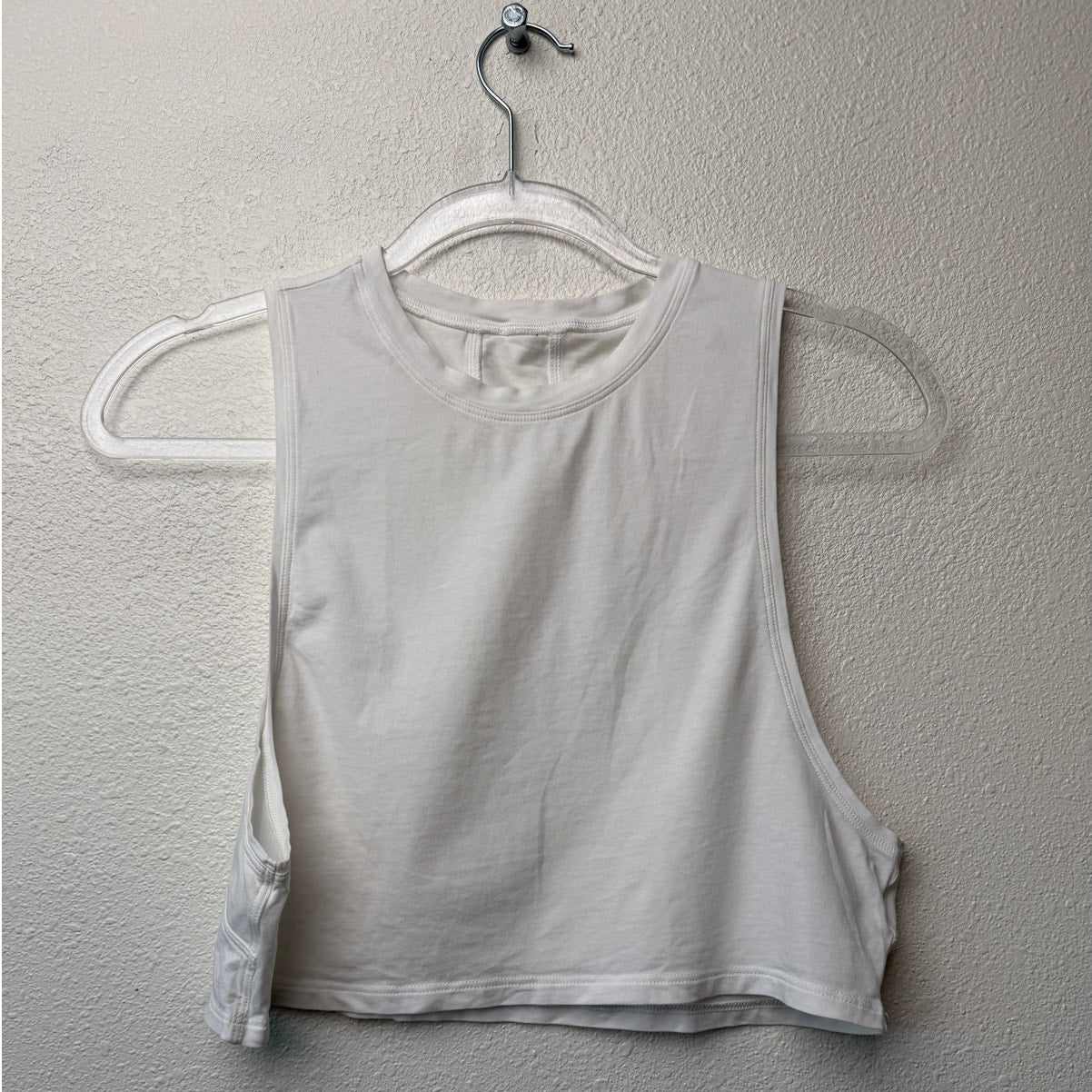 Lululemon Muscle Love Crop Tank White Women 4