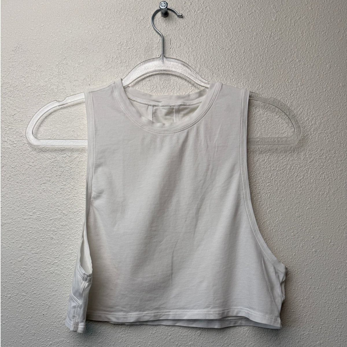 Lululemon Muscle Love Crop Tank White Women 4