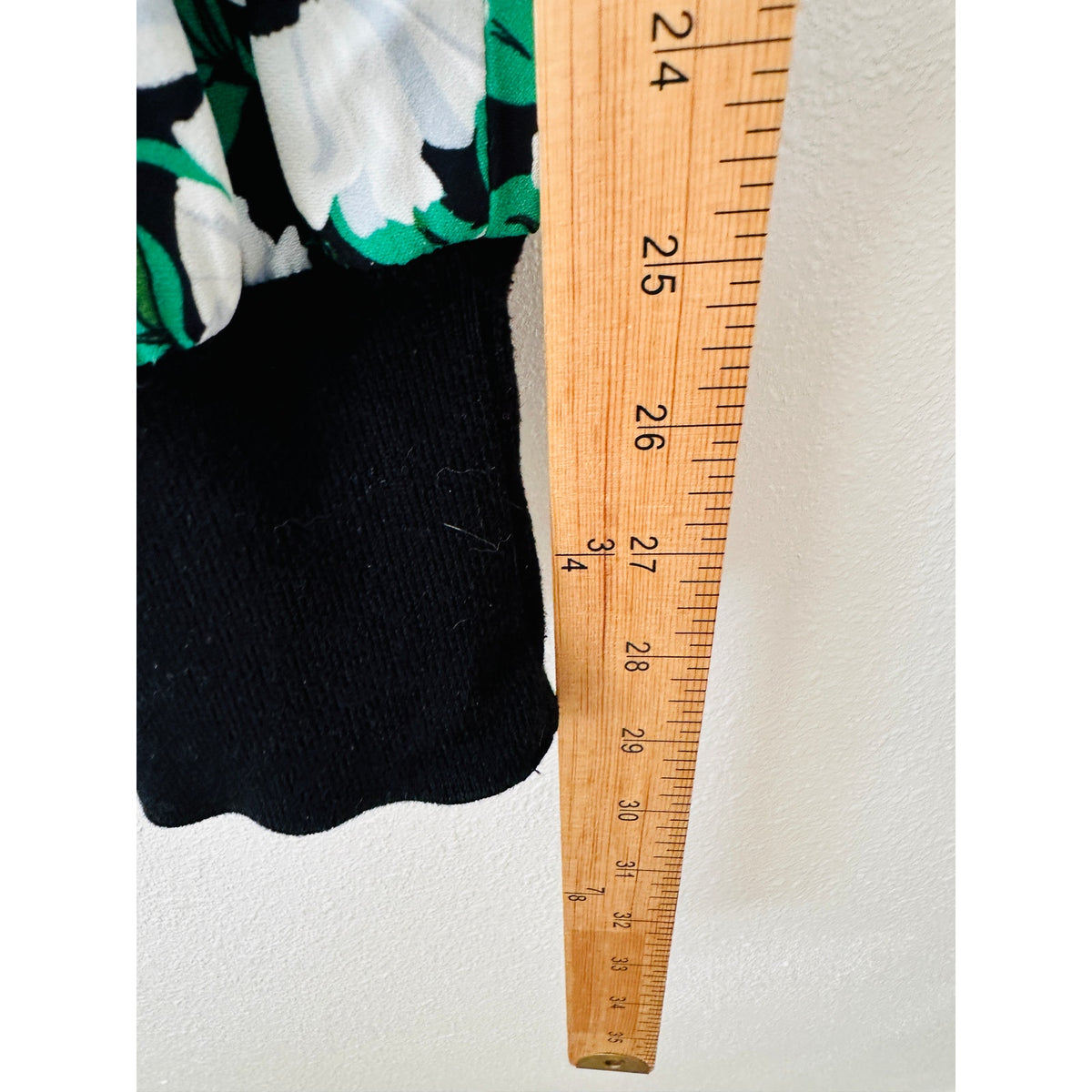 Stella McCartney White Black Green Floral Print Julia Flora Jogger Pants M