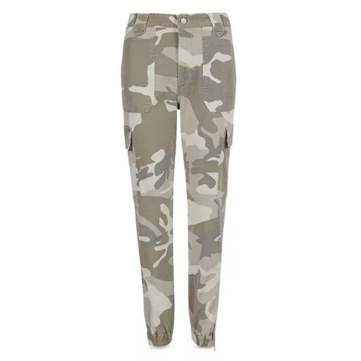Allsaints Tan & Green Camo Nola Cargo Jogger Zip Ankle Trouser Pant 29