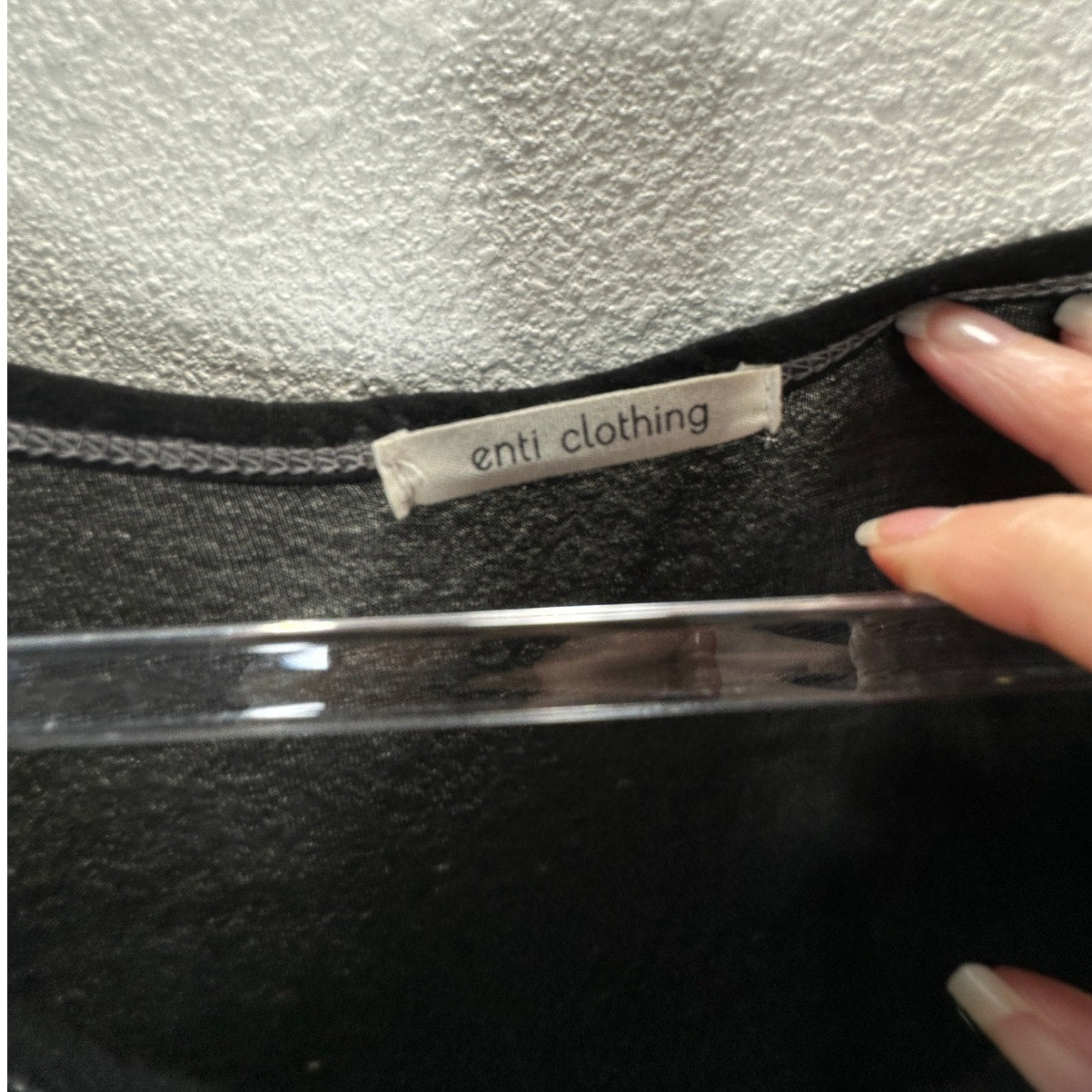 Enti Clothing Black Thin Sheer Speckled Print Sleeveless Maxi Dress 14