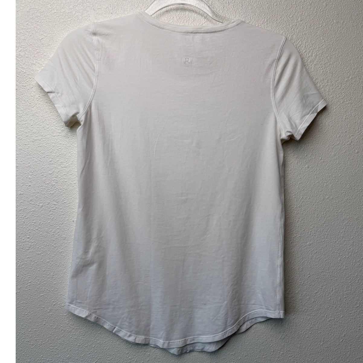 PAIGE Haven White Pima Cotton Crewneck Tee Womens S