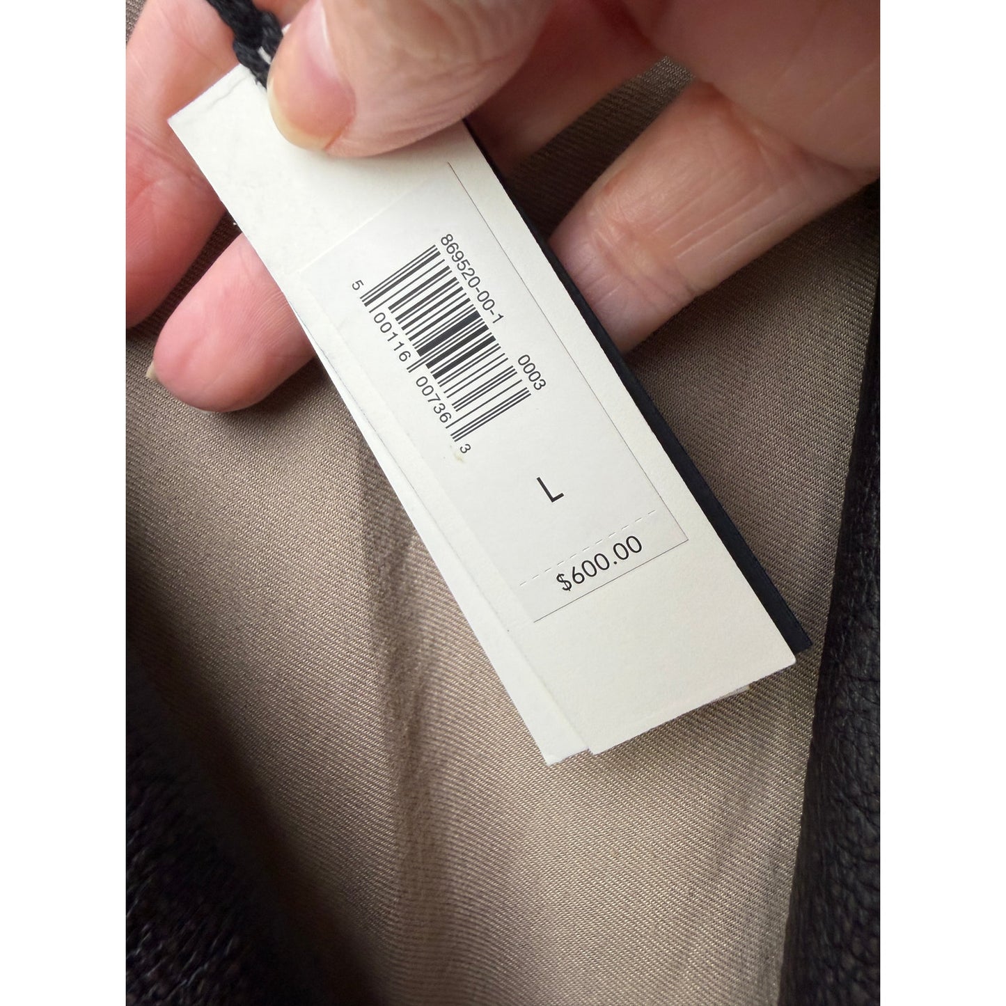 NWT Banana Republic Espresso Leather Moto Jacket Men L
