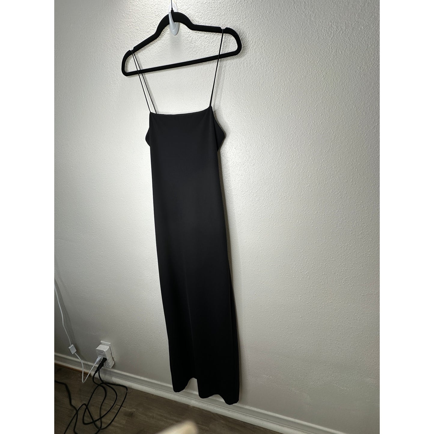 Alice + Olivia Black Strappy Cutout Back Maxi Dress 8