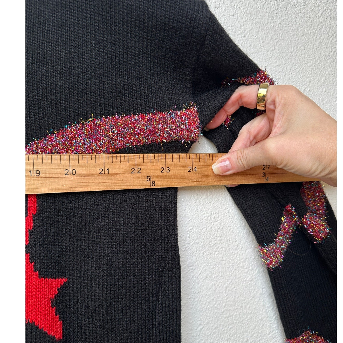 Forever 21 Plus 2X Black Sequin Ugly Christmas Sweater Dress