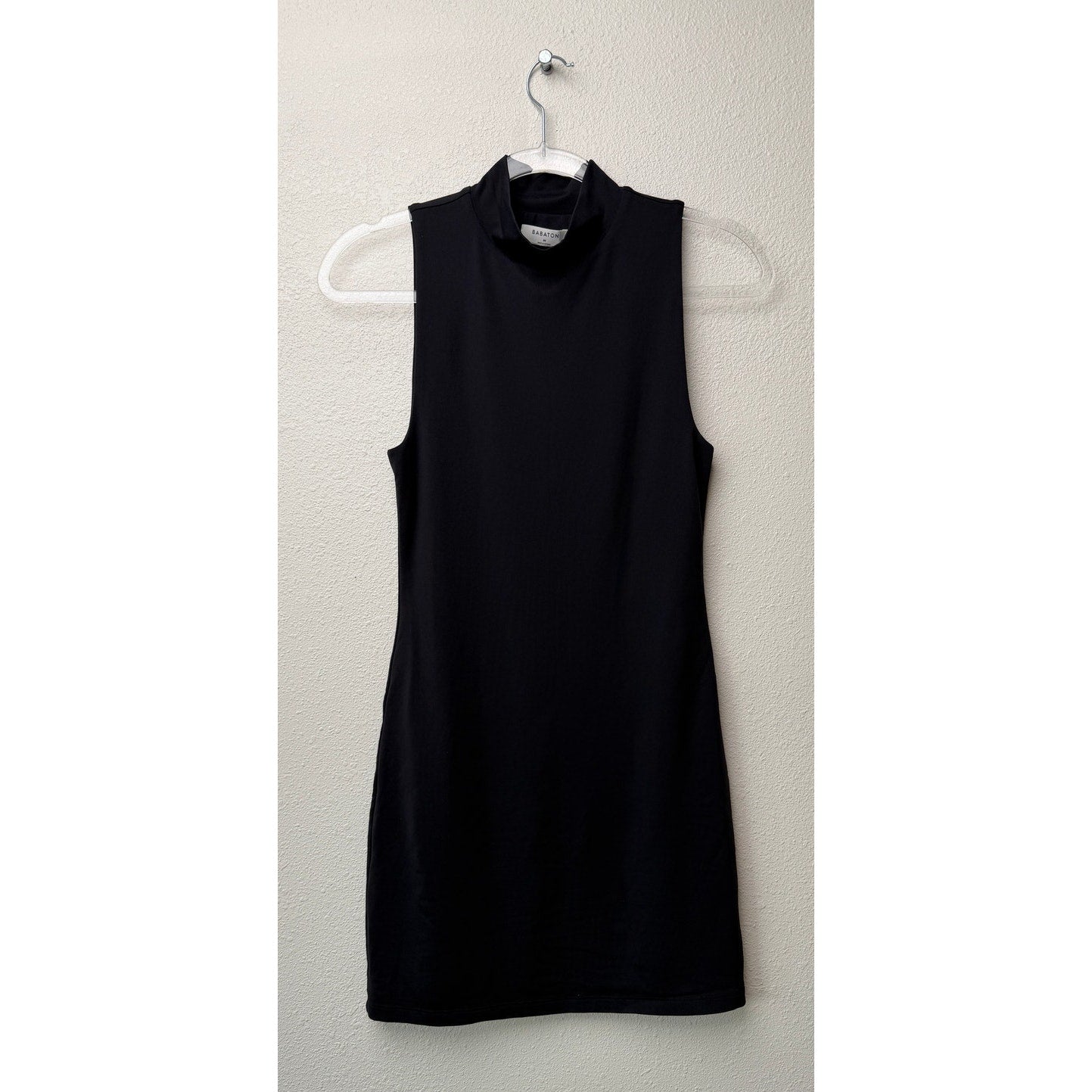 Babaton Aritzia Black Mock Neck Bodycon Dress Womens M