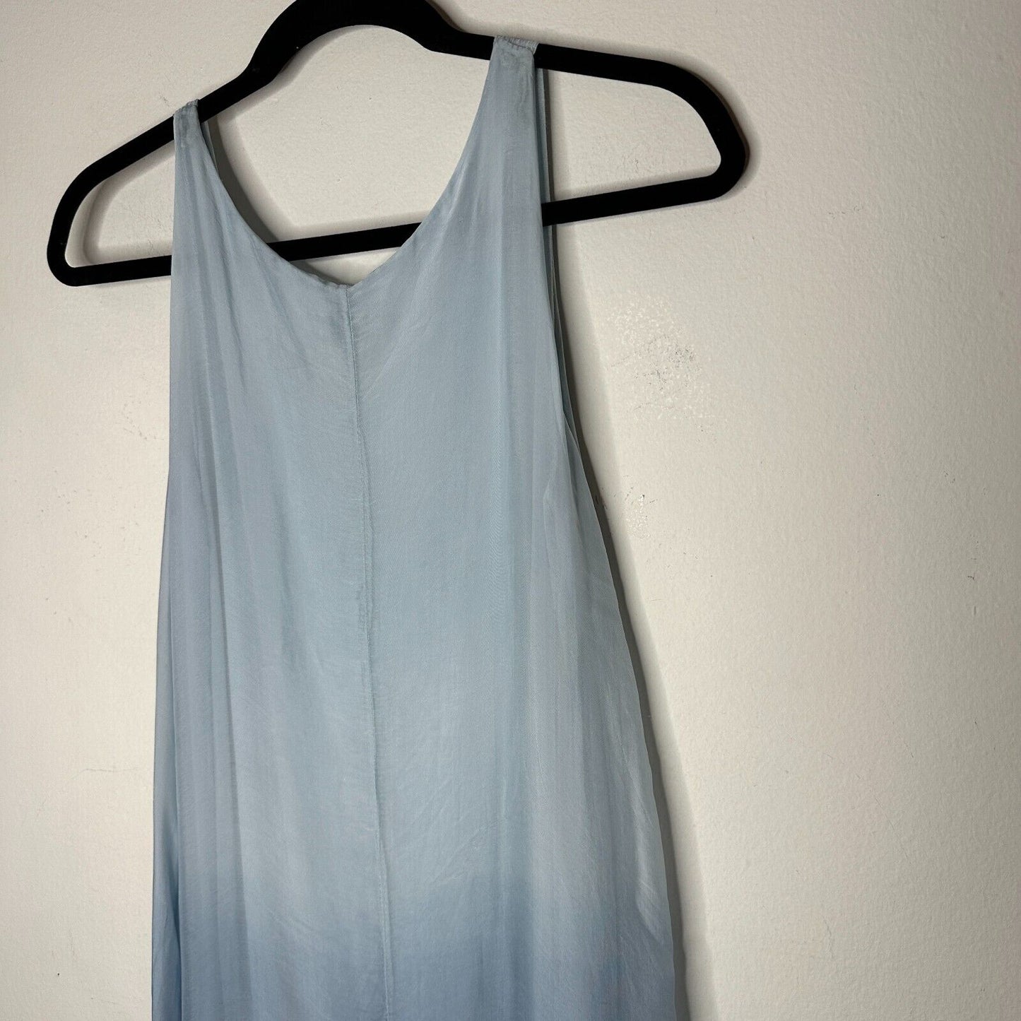 Kate by Laltramoda Light Blue Ombre Tank Sleeveless Lined Midi Maxi Dress S / M
