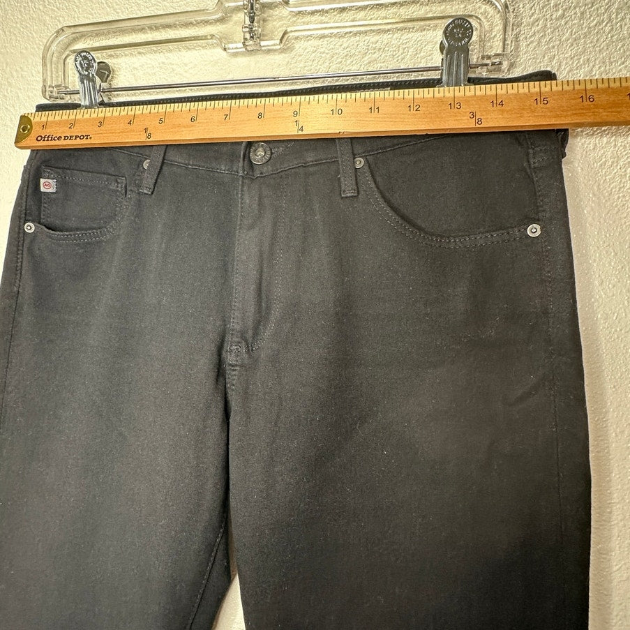AG The Contour Black Prima Mid-Rise Cigarette Skinny Jean 29