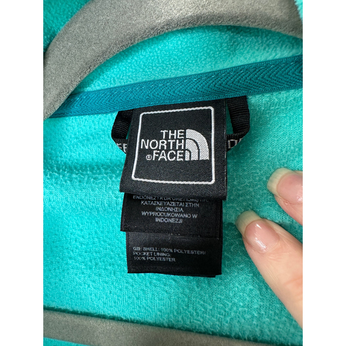 The North Face Aqua Front Zip Mock Neck Fleece Jacket