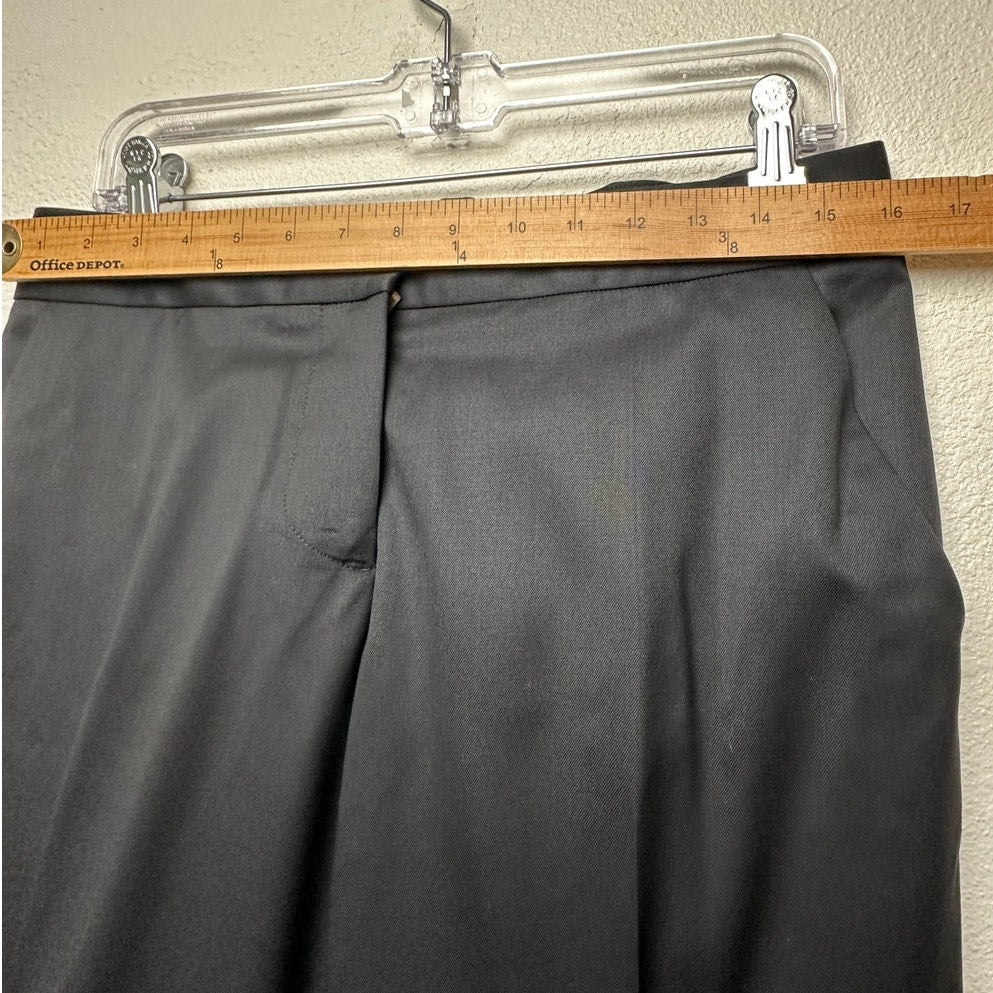 Stella McCartney Black Ankle-Zip Tailored Pants Women Size 6