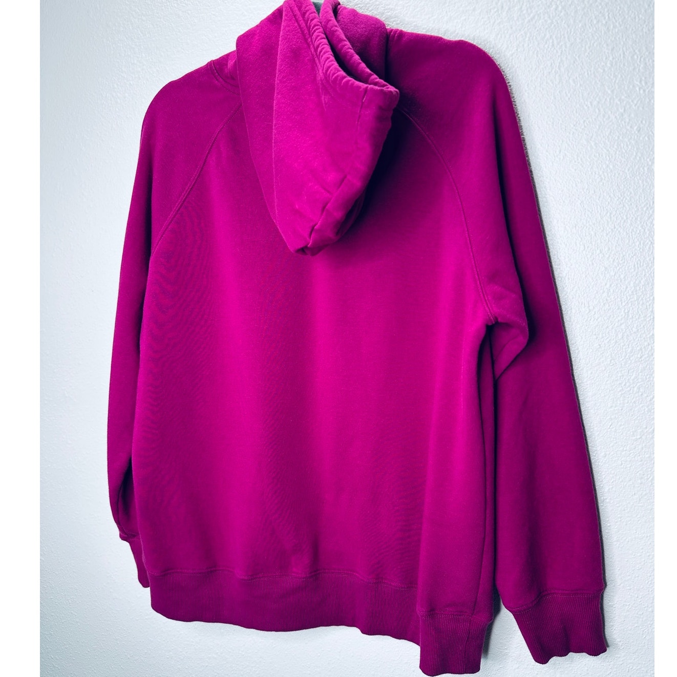 Northface Purple & Pink Logo Hooded Front Pocket Sweatshirt