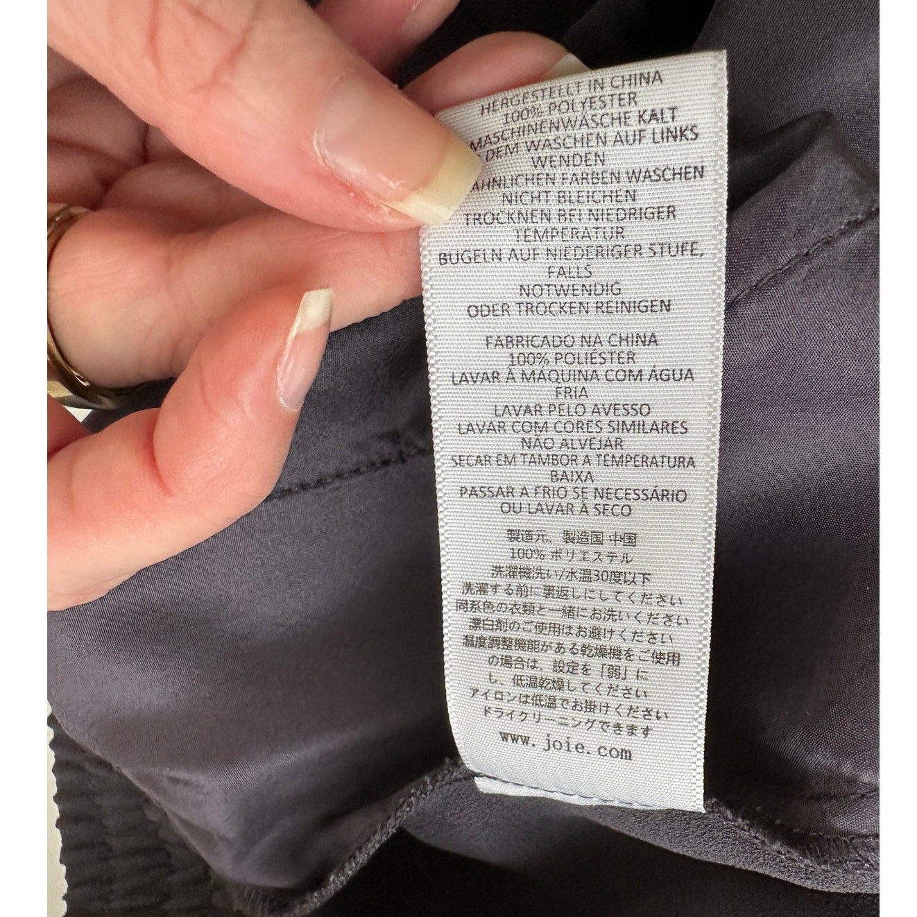 Joie Slate Pull On Elastic Waist Pocket Jogger Pants Cuffed Hem Small
