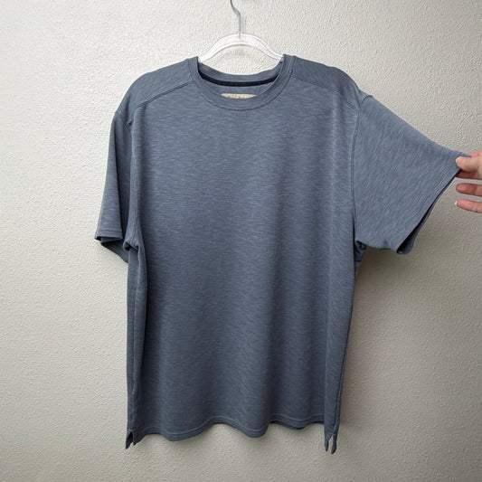 Tommy Bahama Blue Heathered Crew Neck T-Shirt Men’s XL