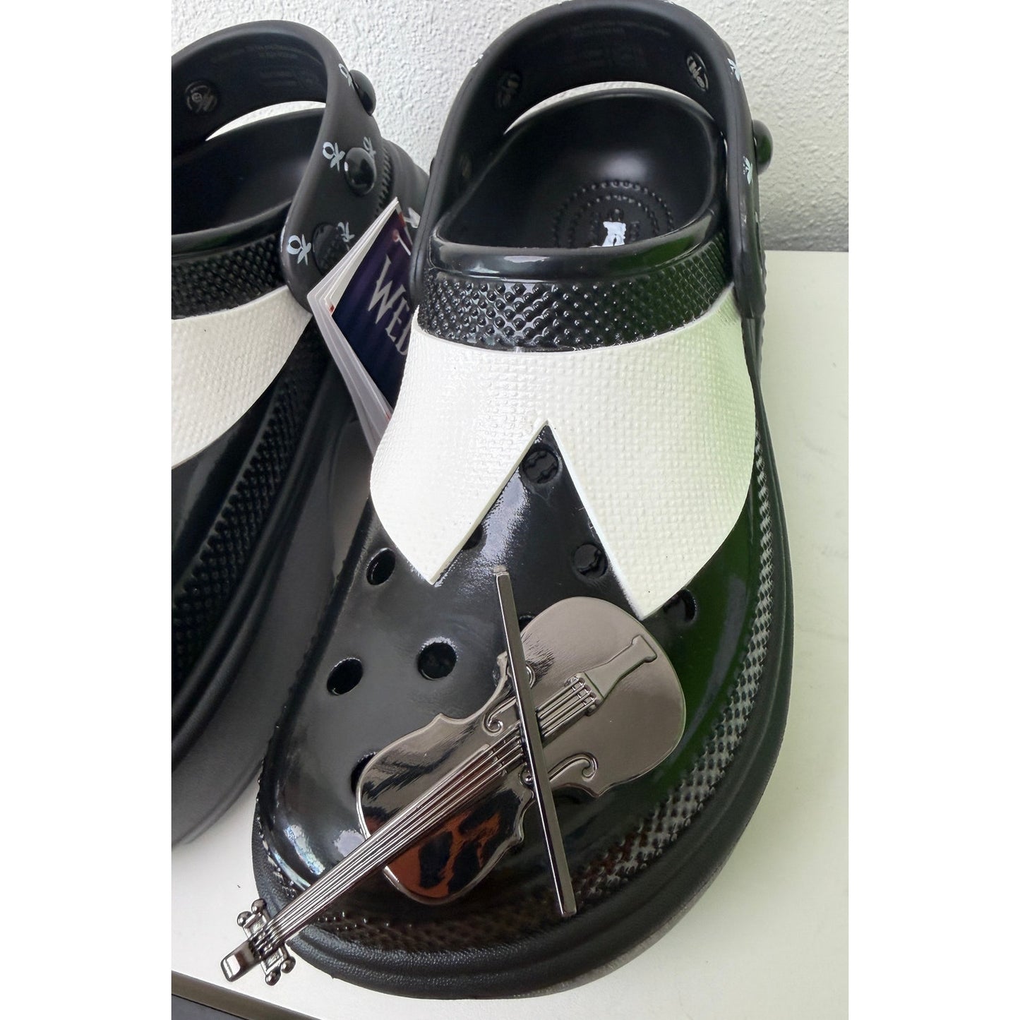 NWT Crocs x Wednesday Stomp Clog Black Womens 7
