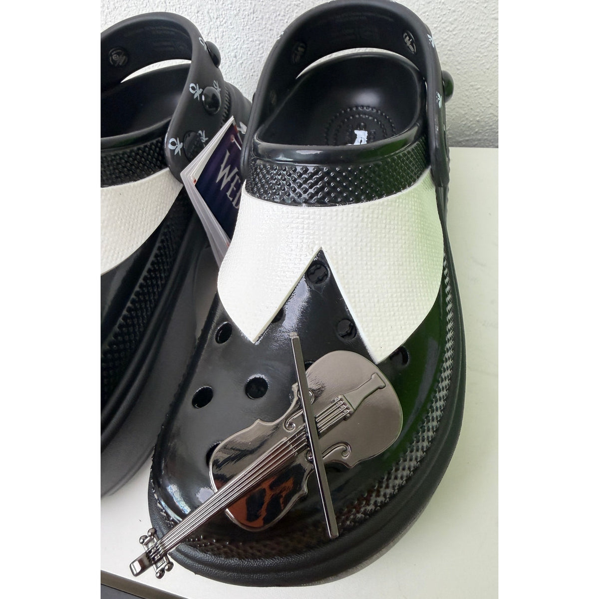 NWT Crocs x Wednesday Stomp Clog Black Womens 7