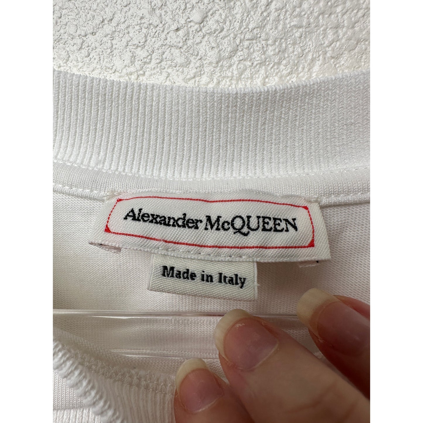 Alexander McQueen T-Shirt White Womens US M Corset